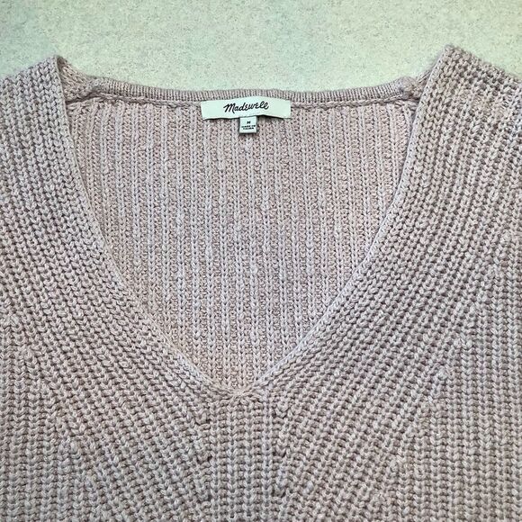 Madewell Ridgeton Sweater Medium‎ Pale Lilac - Picture 3 of 8